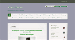 Desktop Screenshot of outils-passion.com