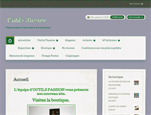 Tablet Screenshot of outils-passion.com